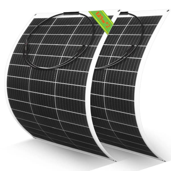 Flexibel solpanel, 125W maximal effekt, monokristallint kisel,250W husdjurspanel
