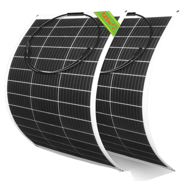 Flexibel solpanel, 125W maximal effekt, monokristallint kisel,250W husdjurspanel