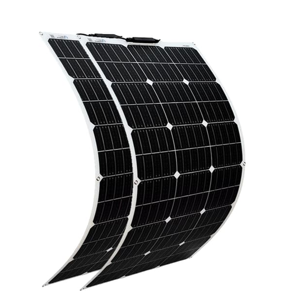 Fleksibelt solpanelkit, effektiv 24% konverteringsrate, letvægts og bærbart design,200W solpanel