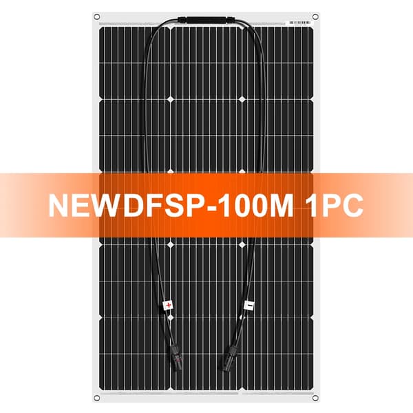 Flexibel solpanel, 100W effektutgång, 18V spänning,Flexibel 100W