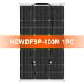 Miniatyrbild 1 av 2: Flexibel solpanel, 100W effektutgång, 18V spänning,Flexibel 100W