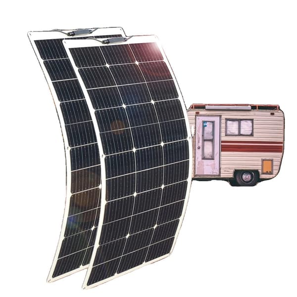 Fleksibel Solpanel, 100W-500W Strømmuligheder, Letvægts og Holdbart Design,200w hvid