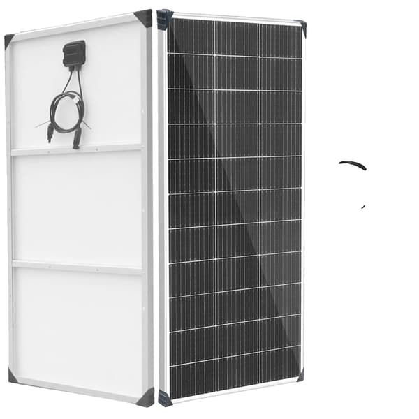 Solpanel, 150W effektudgang, holdbar aluminiumsramme,300w 2 stk 150w sæt