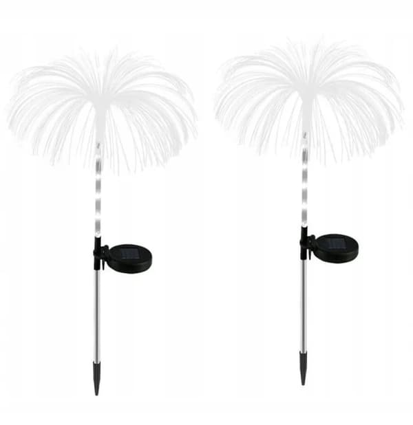 2x SOLARLAMPA MET FIBEROPTISK 55CM fyrverkerier