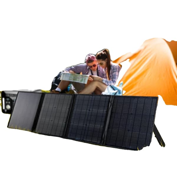 150W Bærbart Solpanel, Høj Konverteringseffektivitet, Vandtæt Design,18V, 150W