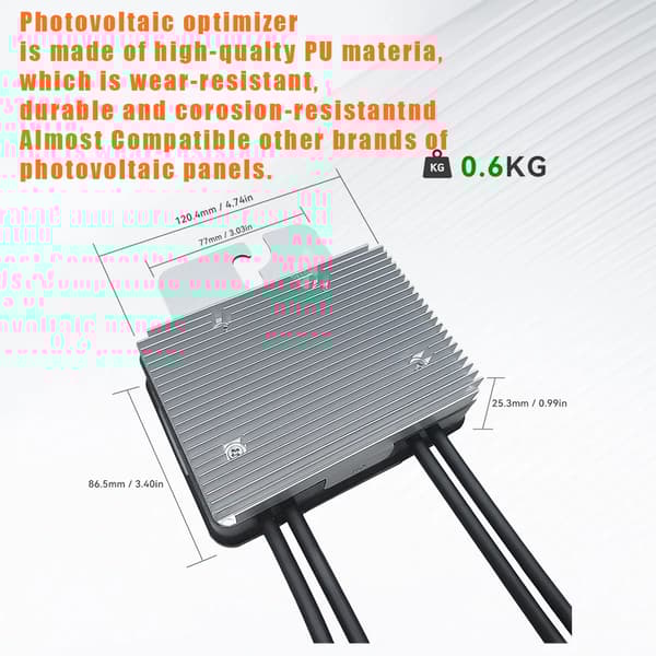 Aurinkovoiman optimointilaite, 750W teho, 99,6 % muunnos tehokkuus,70V, 20A, Optimizer 750W