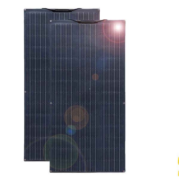 Fleksibelt solcellepanel, høj effektivitet, pålidelig ydelse,280w 2stk 140w