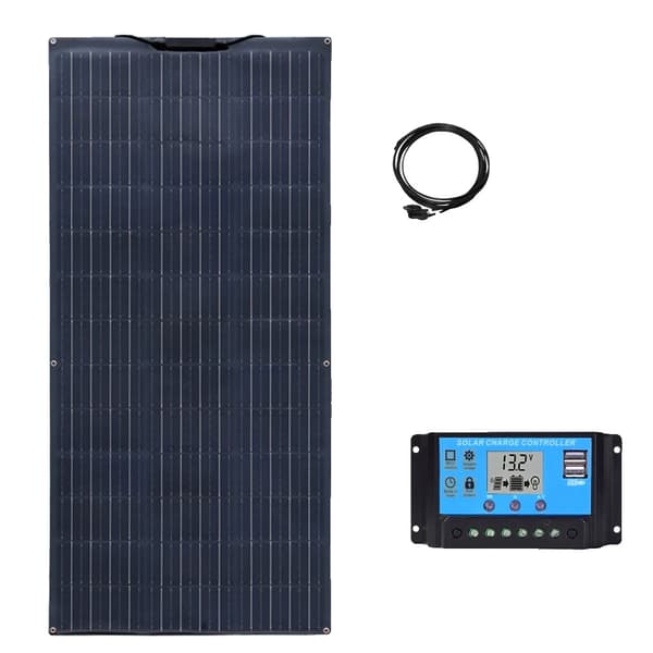12 V: n aurinkopaneelisarja, 280 W kaksoispaneelijärjestelmä, latausohjain,140w sarja