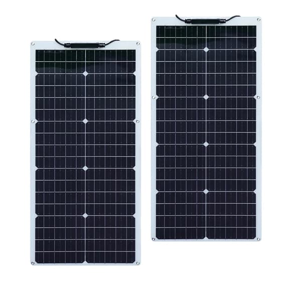 Fleksibel monokrystallinsk solcellepanel, høj effektivitet, holdbart design,100W Hvid