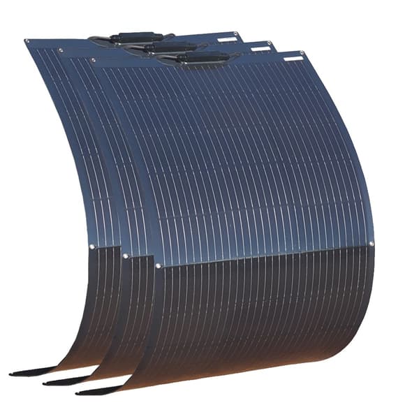 Fleksibelt solcellepanelkit, høj effektivitet, holdbar og vandtæt,450w 3stk 150w