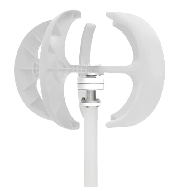Vindmøllegenerator, 600W effektudgang, 5 blade, vandtæt controller