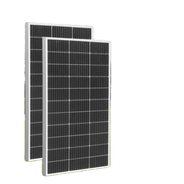 Solpanel, 600w maksimal effekt, monokrystallinsk effektivitet 21,8%, vejrbestandigt design,300w 2stk 150w kit
