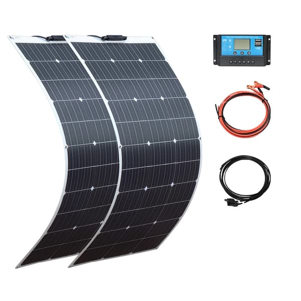 Aurinkopaneelisarja, 100W/200W Teho, Joustava Monokiteinen Muotoilu,200W Aurinkosarja