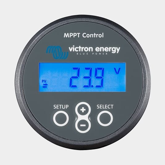 Kontrollpanel till solcellsregulator Victron MPPT Control