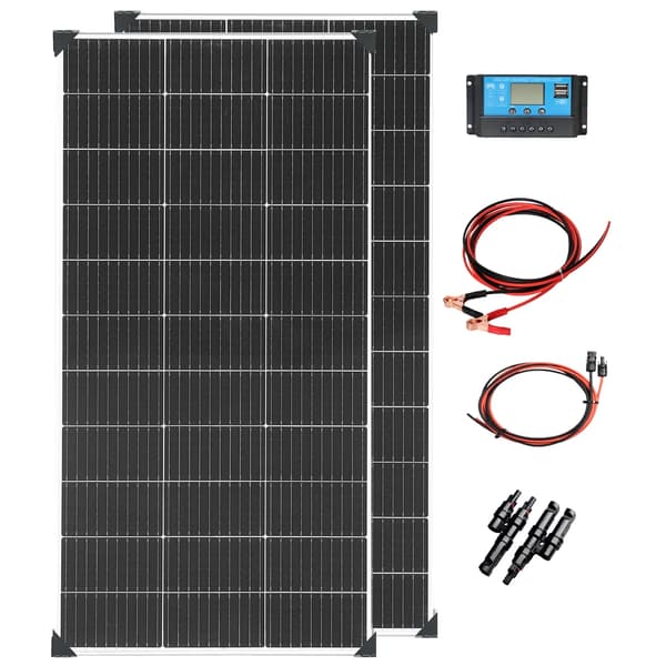12 V aurinkopaneelisarja, tehokas energian muuntaminen, kestävä ja sääkestävä,240W Aurinkosarja