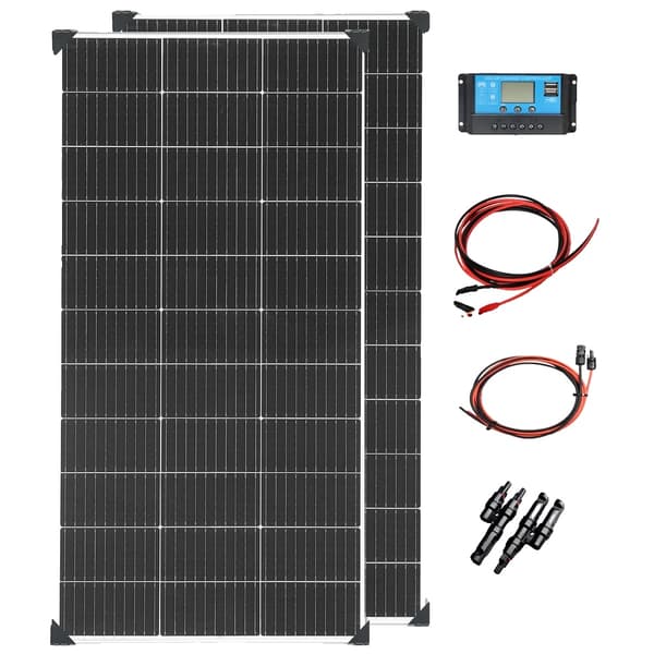 12 V aurinkopaneelisarja, tehokas energian muuntaminen, kestävä ja sääkestävä,240W Aurinkosarja