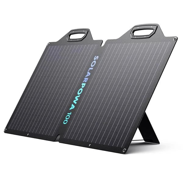 Foldbart Solpanel, 100W Effektudgang, IP65 Vandtæt,Bigblue SolarPowa 100