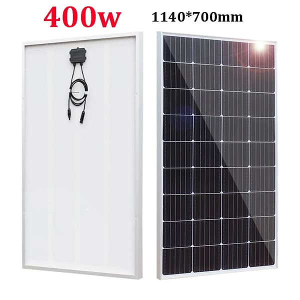 Stive solpaneler, 300W/400W muligheder, 12V/24V kompatibilitet,400w 2stk 200w