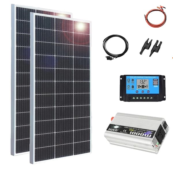 Jäykät aurinkopaneelit, 300W/400W vaihtoehdot, 12V/24V yhteensopivuus,300w 12v 220v 1000w
