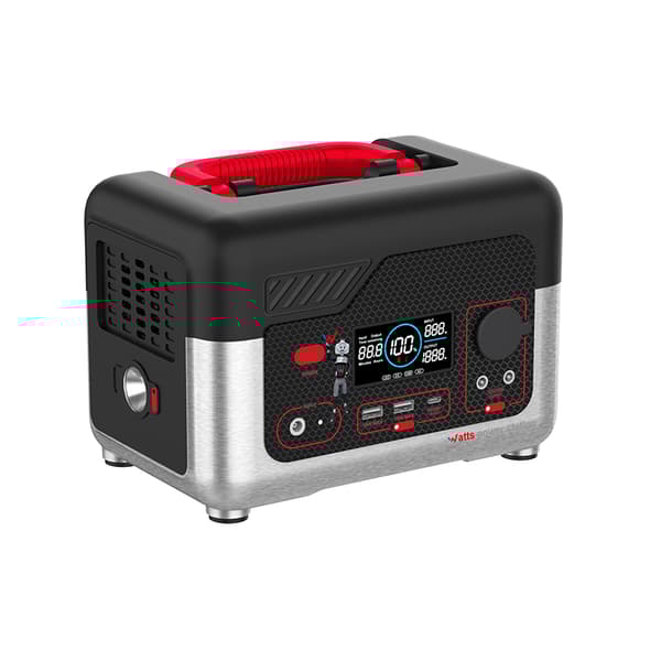 WonderWx600PowerStation-300W72800mAhPortablePowerStation(svart)