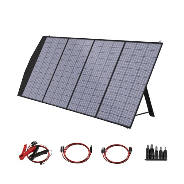 Solpanel, hopfällbar, MC-4-utgång,18V 200W