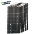 Miniatyrbillede 2 af 2: Solcelle, Bøjelig, Vandtæt,500w solpanel