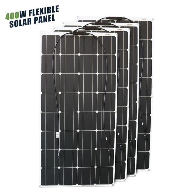 Solpanel, böjbar, vattentät,400w Solpanel
