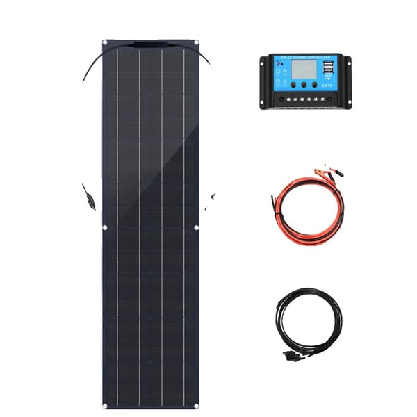 Solcelle Kit, Fleksibelt Design, Høj Effektivitet,50W solarsæt
