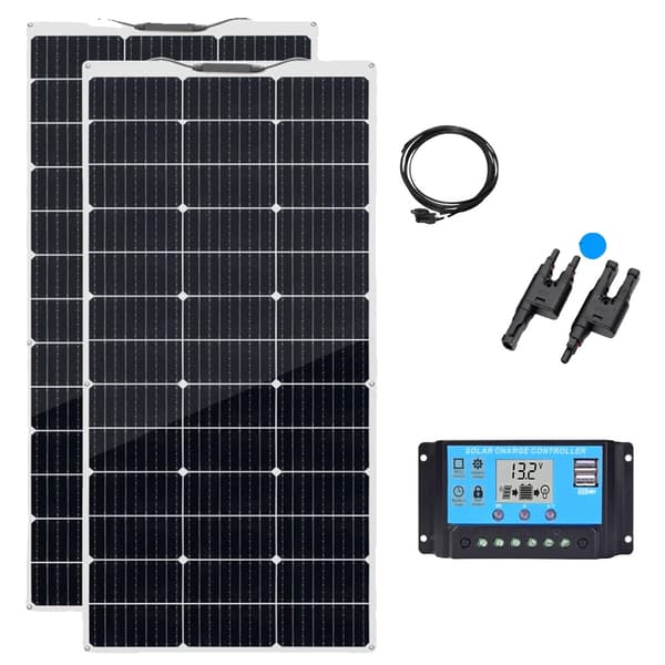 Solcellepanel Kit, 280W Effektudgang, Fleksibelt Design,280w kit-a