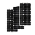 Miniatyrbild 2 av 2: Flexibelt monokristallin solpanel, 100W-400W, hög effektivitet och hållbarhet,300W PET-panel