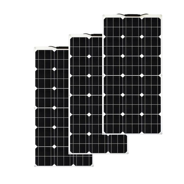Flexibelt monokristallin solpanel, 100W-400W, hög effektivitet och hållbarhet,300W PET-panel