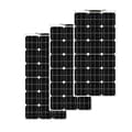 Miniatyrbild 1 av 2: Flexibelt monokristallin solpanel, 100W-400W, hög effektivitet och hållbarhet,300W PET-panel