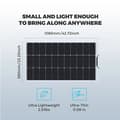 Miniatyrbild 2 av 2: Solpanel, halvflexibel design, 150W effektutgång,ETFE 18.8V 150W