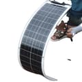 Miniatyrbild 1 av 2: Flexibel solpanel, 110W effekt, monokristallin konstruktion,50w 1025x250mm