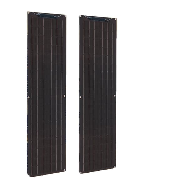 Flexibel solpanel, 50W / 100W alternativ, hög effektivitet monokristallin, vattentålig design,100w 2st 50w