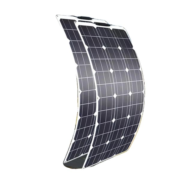 12V Fleksibelt Solpanel, Monokrystallinsk Silikon,200w 12v 24v 20A sæt