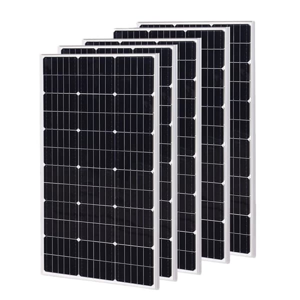 Solpanelssystem, högpresterande monokristallina, mångsidiga tillämpningar,5st Solpanel