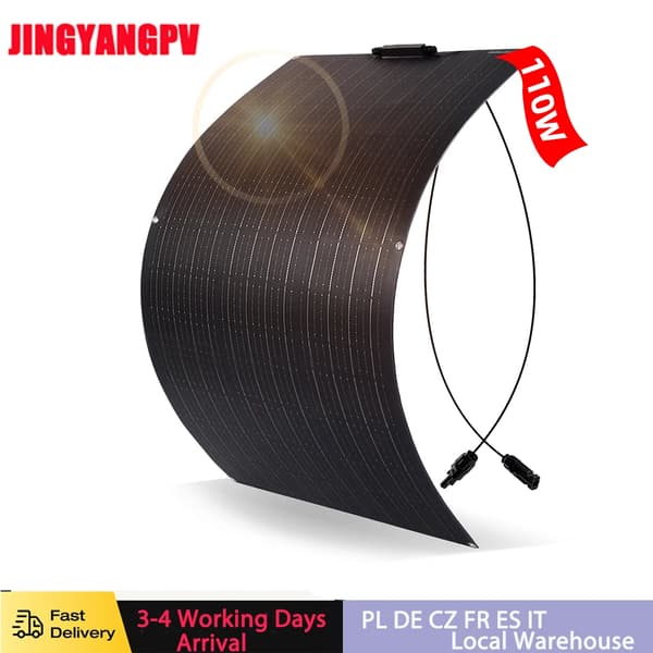 Semi-flexibelt solpanel, 220W / 440W effektkapacitet, monokristallint kisel,110W ETFE PANEL-a