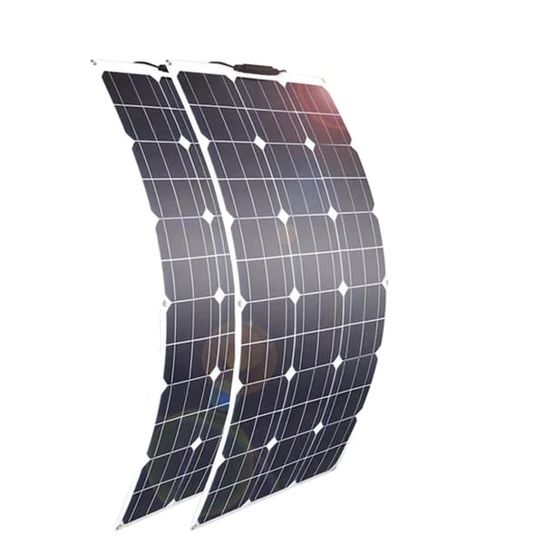 Flexibel solpanel, 240W maximal effekt, lättviktsdesign,200w 2st 100w kit