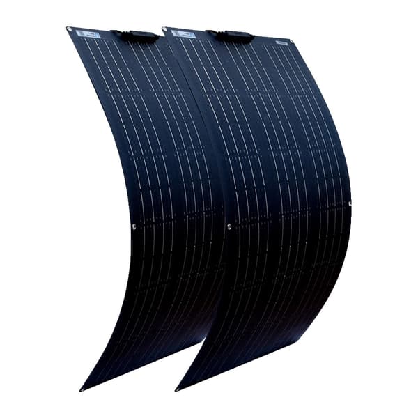 Solpanelset, Hög effektivitet Monokristallin, Flexibel design,200W Svart