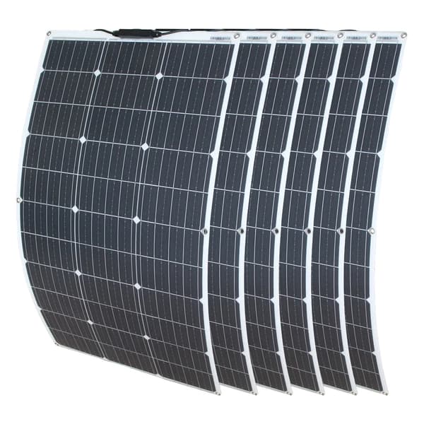 Fleksibel Solpanel, 100W Effektudgang, Monokrystallinsk Teknologi,solpanel 600w