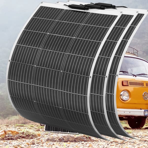 Flexibel solpanel, 100W maximal effekt, lättviktsdesign,100W 3st