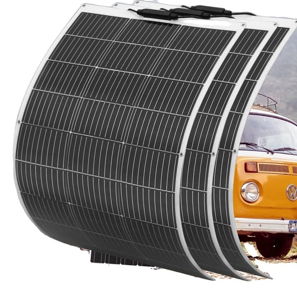 Flexibel solpanel, 100W maximal effekt, lättviktsdesign,100W 3st
