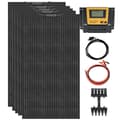 Miniatyrbillede 2 af 2: Fleksibelt solpanel kit, høj effektivitet 24%, holdbart monokrystallinsk silicium,5stk 120W Kit