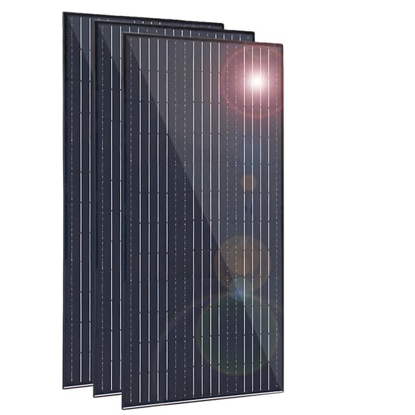 Solpanelset, 150W till 400W alternativ, hållbar aluminiumram,450w 3st 150w