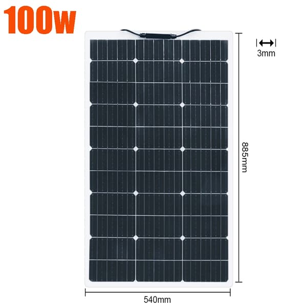 Solpanel, 120W maximal effekt, lättviktsdesign,100w DHL7-10Dagar