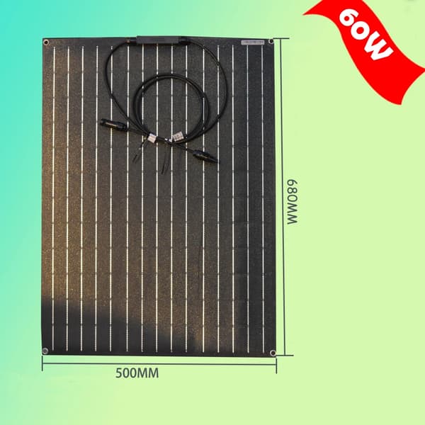 Solpanel, Flexibelt ETFE, Anti-korrosionsfilmbeläggningssystem,60W ETFE