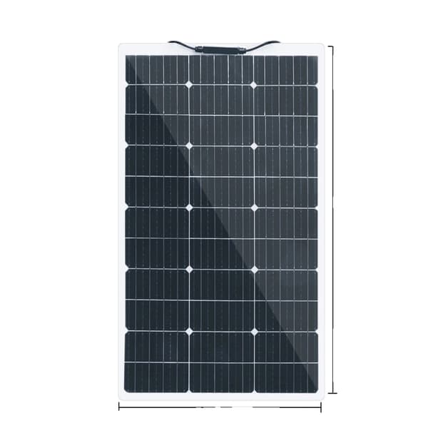 Flexibel solpanel, 100W maximal effekt, lätt och hållbar,100W Flexibel DHL