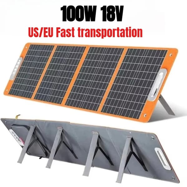 Fällbart solpanel, 100W utgång, bärbar design,TSP18V100W