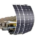 Miniatyrbild 1 av 2: 12V Flexibelt Solpanel, Monokristallint Kisel,300w 3st 100w